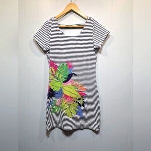 Tommy Bahama Sunset Shadow Dress‎ Size Small Tropical Vacation Beach